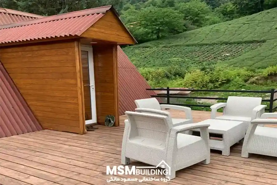 ویلای سوئدی در قلعه رودخان