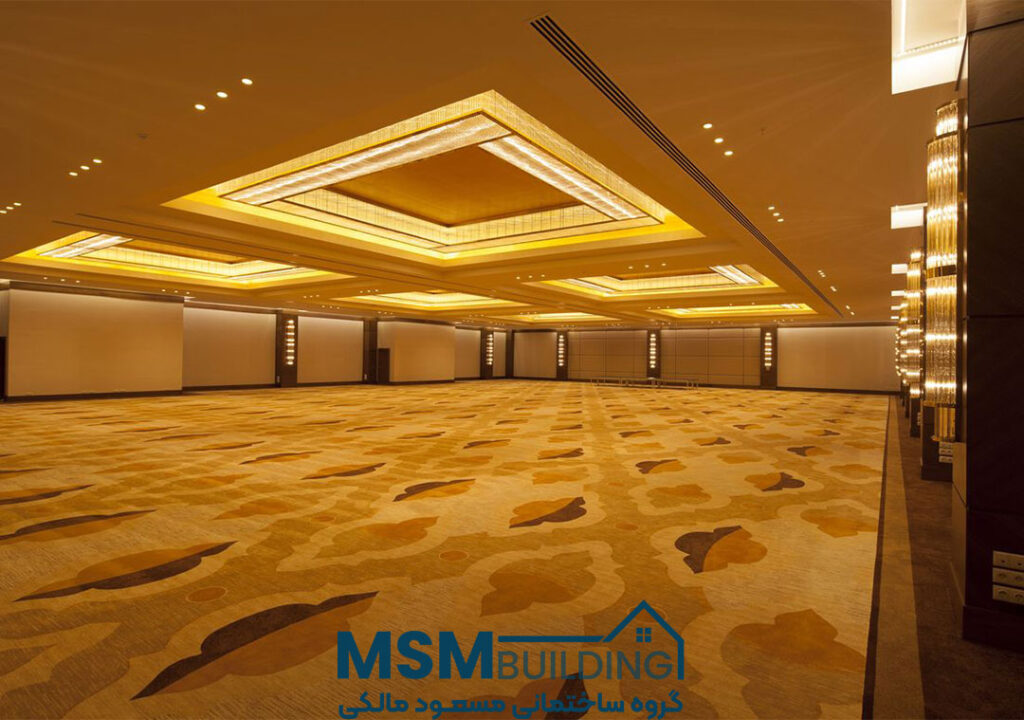 طرح مدرن کناف سقف پذیرایی