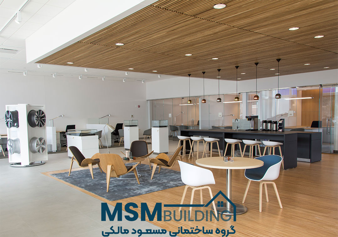 تفاوت کناف کاری سقف فضای تجاری و مسکونی