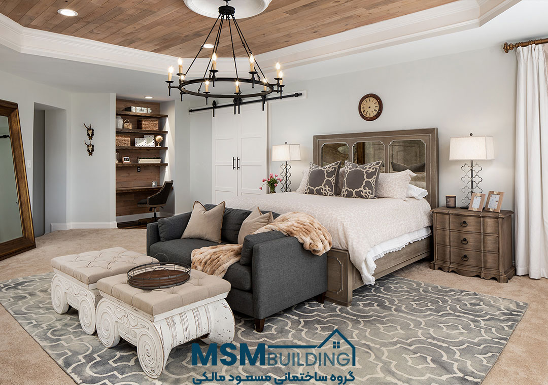 مدل های کناف سقف اتاق خواب