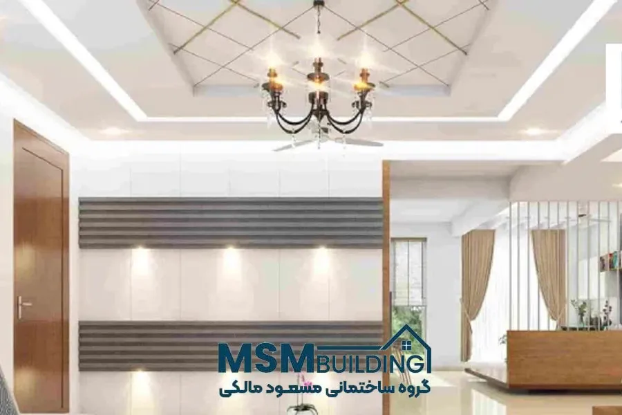 کناف کاری سقف پذیرایی