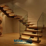 طراحی پلههای داخلی مدرن در گیلان