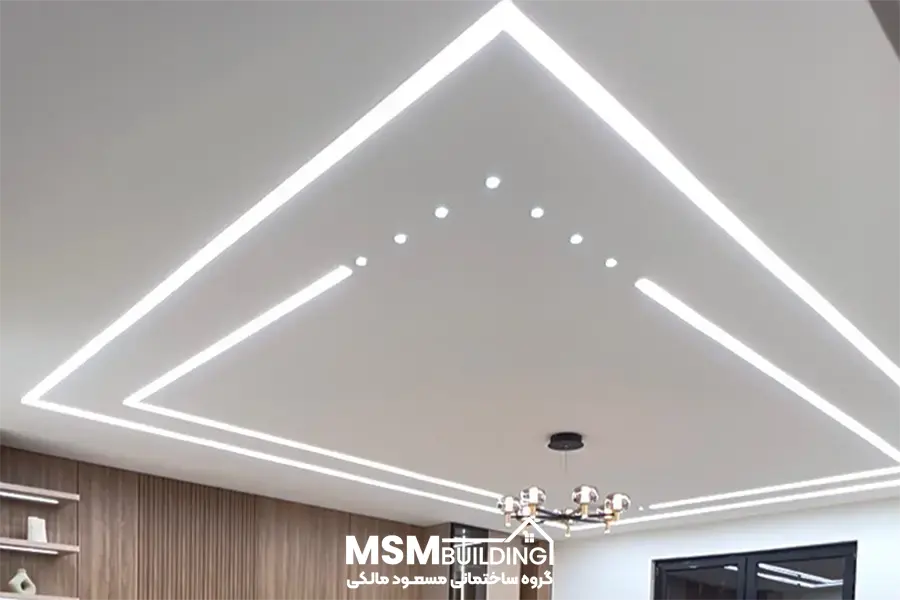 سقف داخلی ویلا