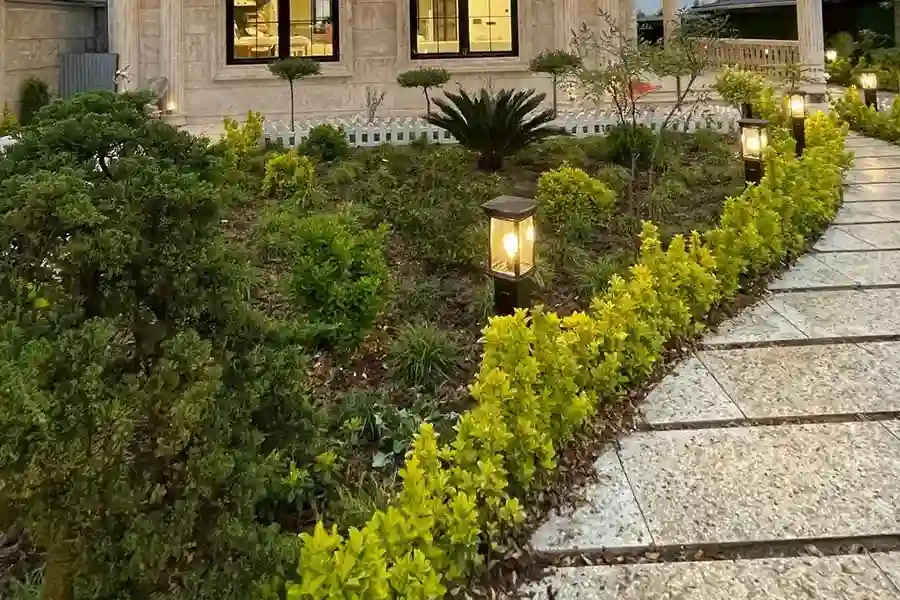 محوطه سازی ویلا