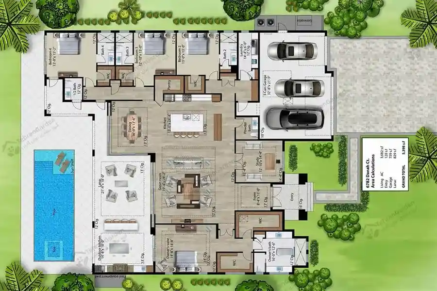 طراحی پلان برای ساخت ویلا