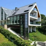 ساخت ویلا در زمینهای شیبدار