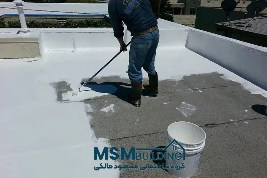 بهترین روش آب بندی پشت بام