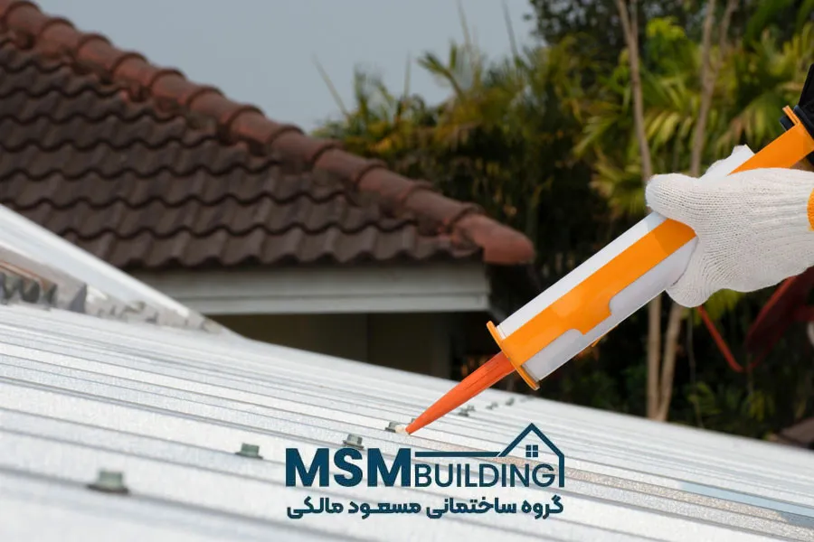 چسب آب بندی پشت بام