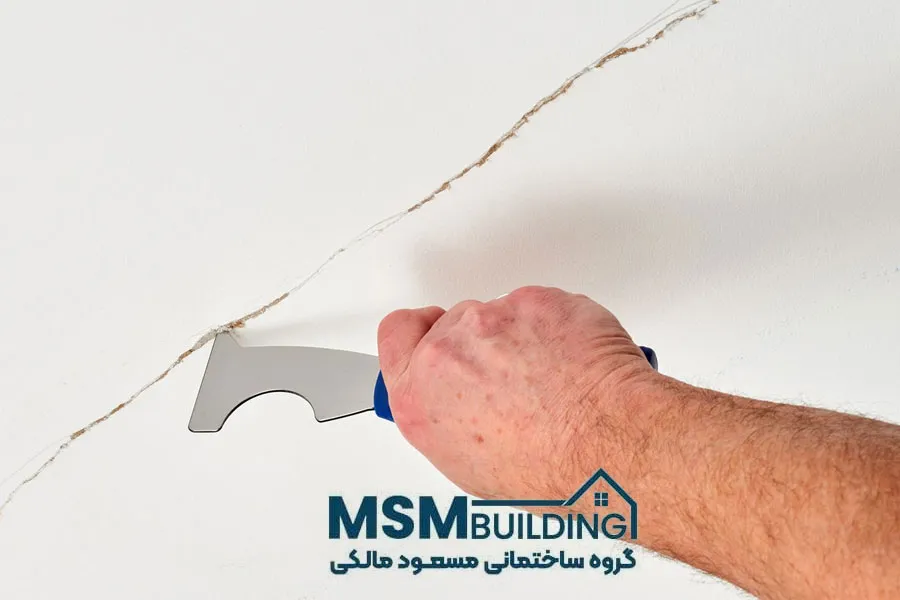 ترمیم ترک سقف کناف