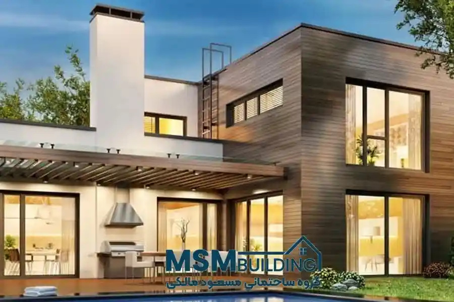 ویلا پیش ساخته دوبلکس