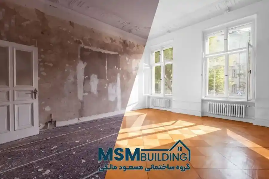 بازسازی خانه ۱۰۰ متری